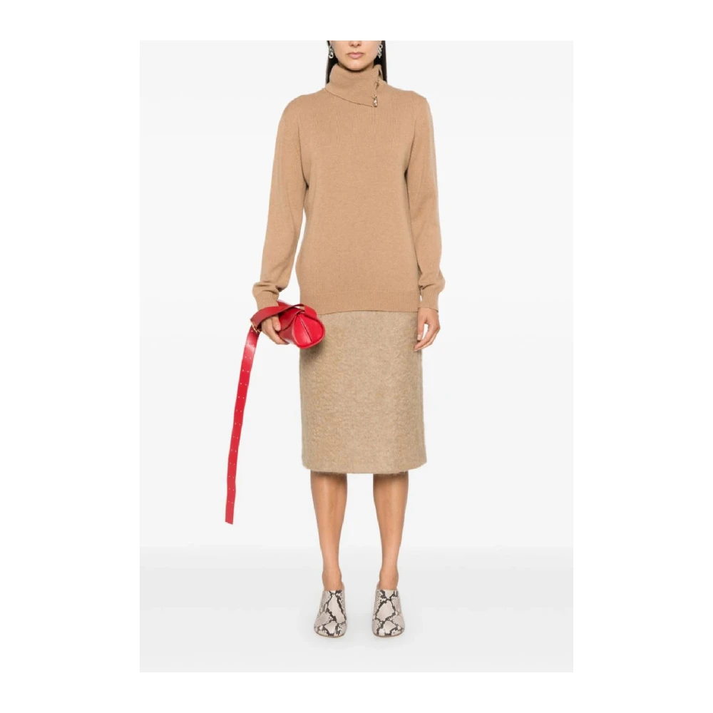 Fabiana Filippi Stijlvolle damesbreisels Aw24 Beige Dames