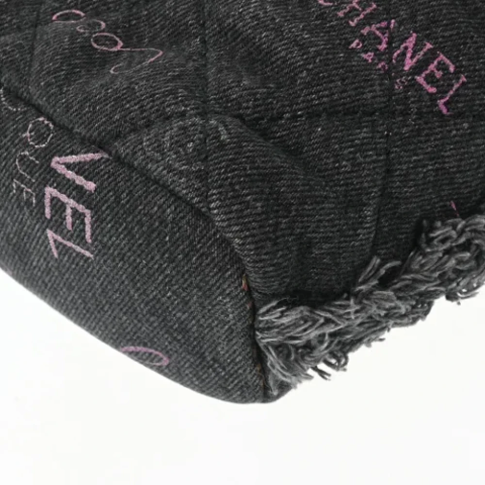 Chanel Vintage Pre-owned Denim chanel-bags Black Dames