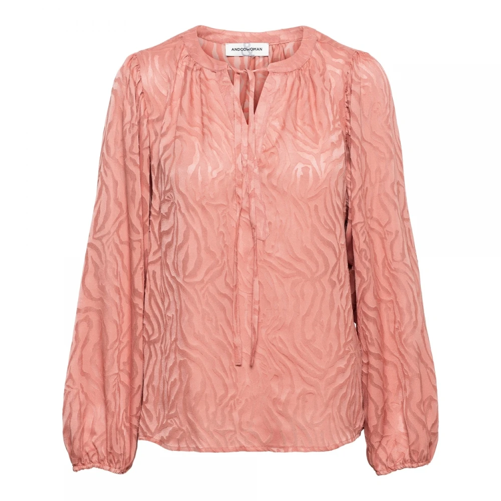 &Co Woman Feminine Blousetop Aisha Ausbrenner Pink Dames