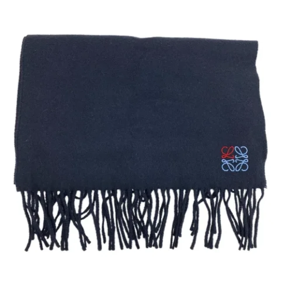 Loewe Pre-owned Cashmere scarves Black Dames