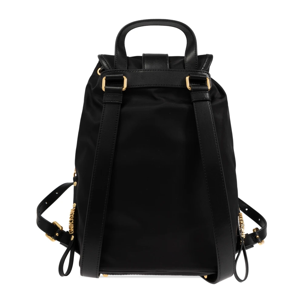 Moschino Rugzak met logo Black Dames