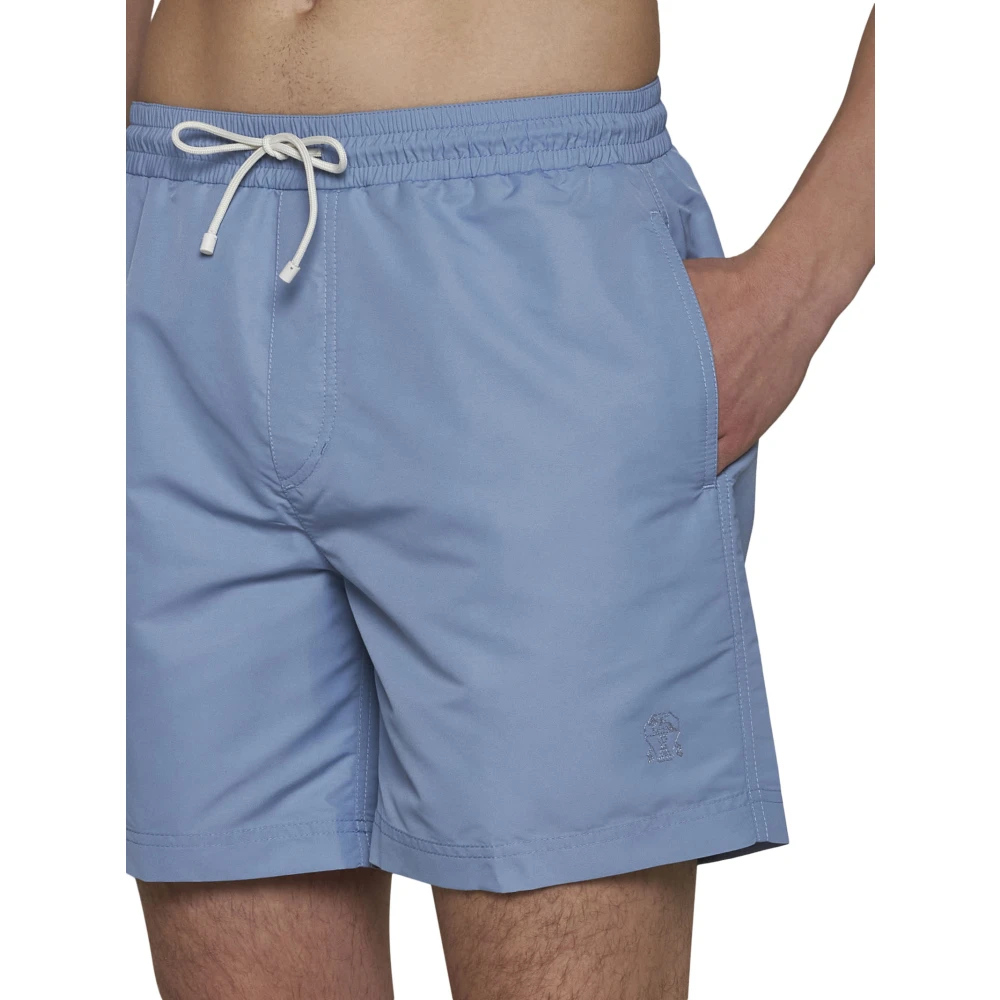 BRUNELLO CUCINELLI Lichtblauwe Zeilkleding Blue Heren