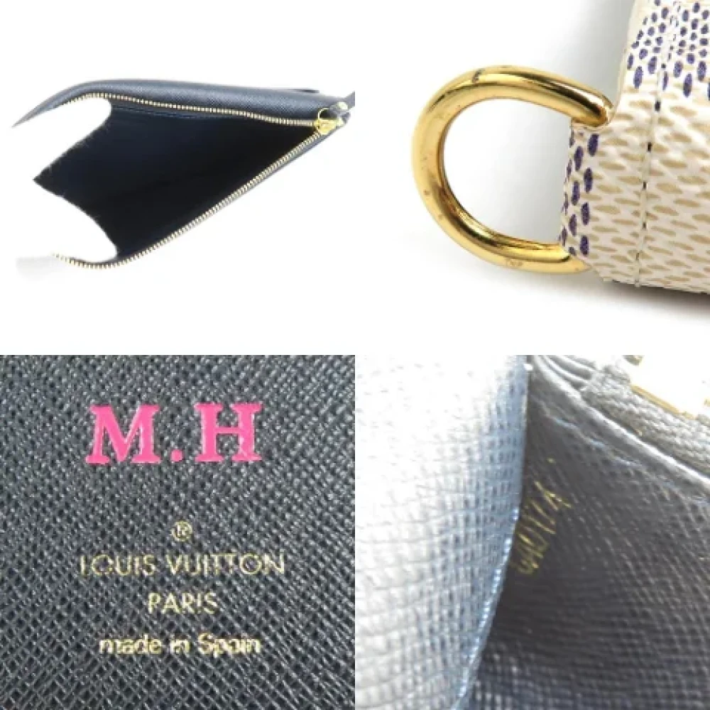Louis Vuitton Vintage Pre-owned Canvas wallets White Dames