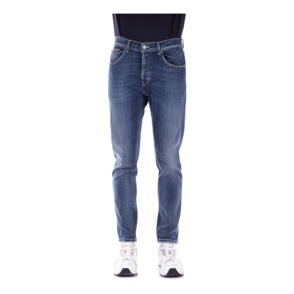 Dondup Denim Jeans met Logo Achterzak Blue Heren