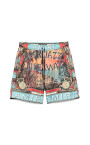 shorts-a-taille-elastique-et-imprime-graphique