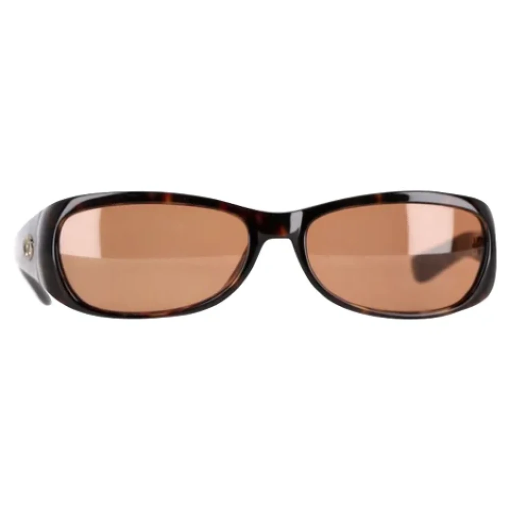 Valentino Vintage Pre-owned Acetate sunglasses Brown Dames