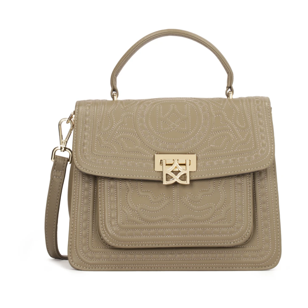 Kazar Leren koffer gemaakt van natuurlijk leer in taupe kleur Beige Dames