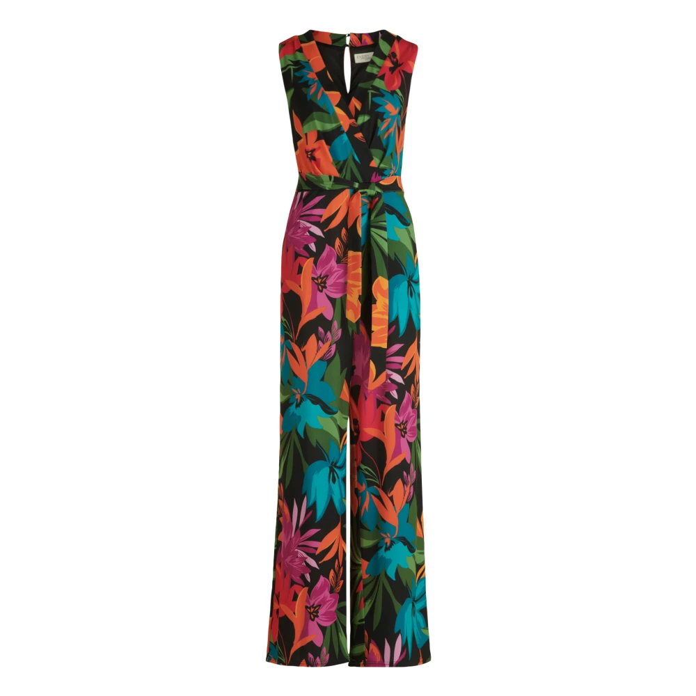 Vera Mont Tropische Print Mouwloze Jumpsuit Multicolor Dames