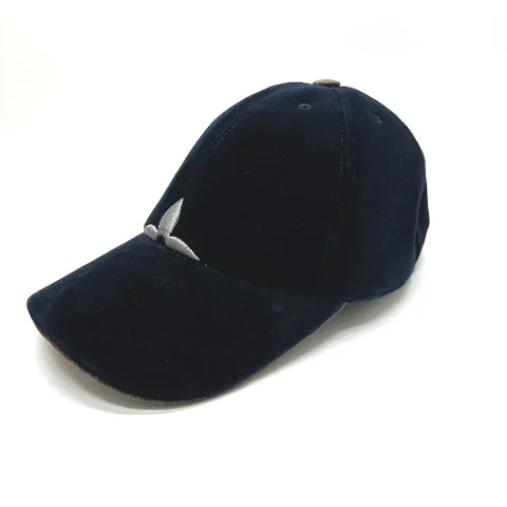 Louis Vuitton Vintage Pre-owned Cotton hats Blue Dames