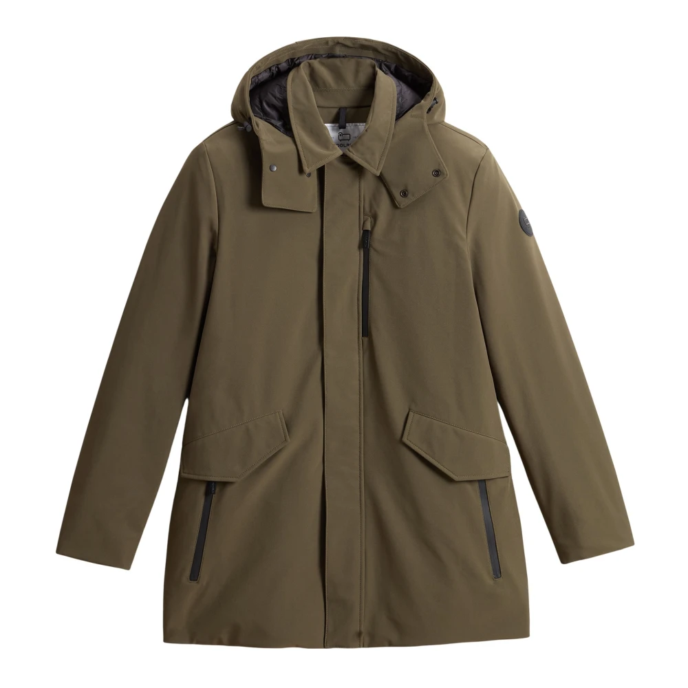 Woolrich Groene Urban Tech Softshell Jas Green Heren