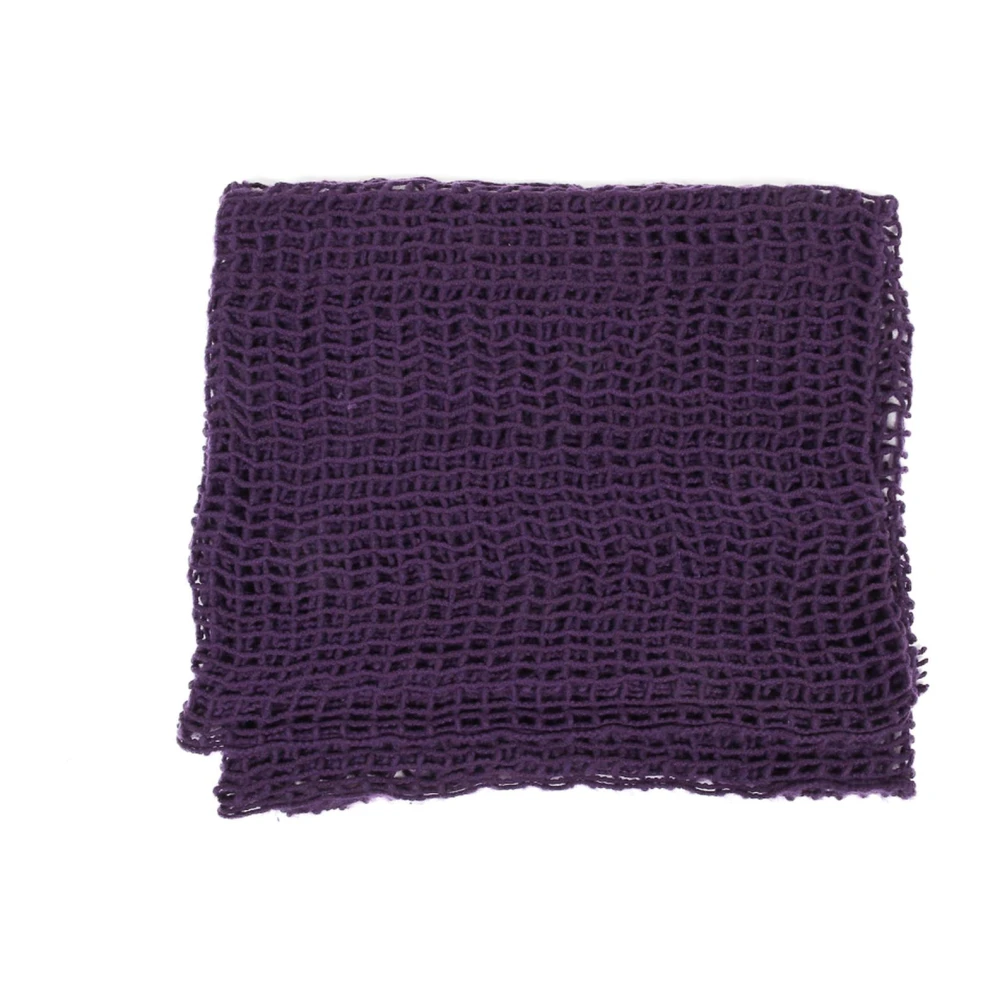 Bottega Veneta Luxe Cashmere Sjaal Purple Dames