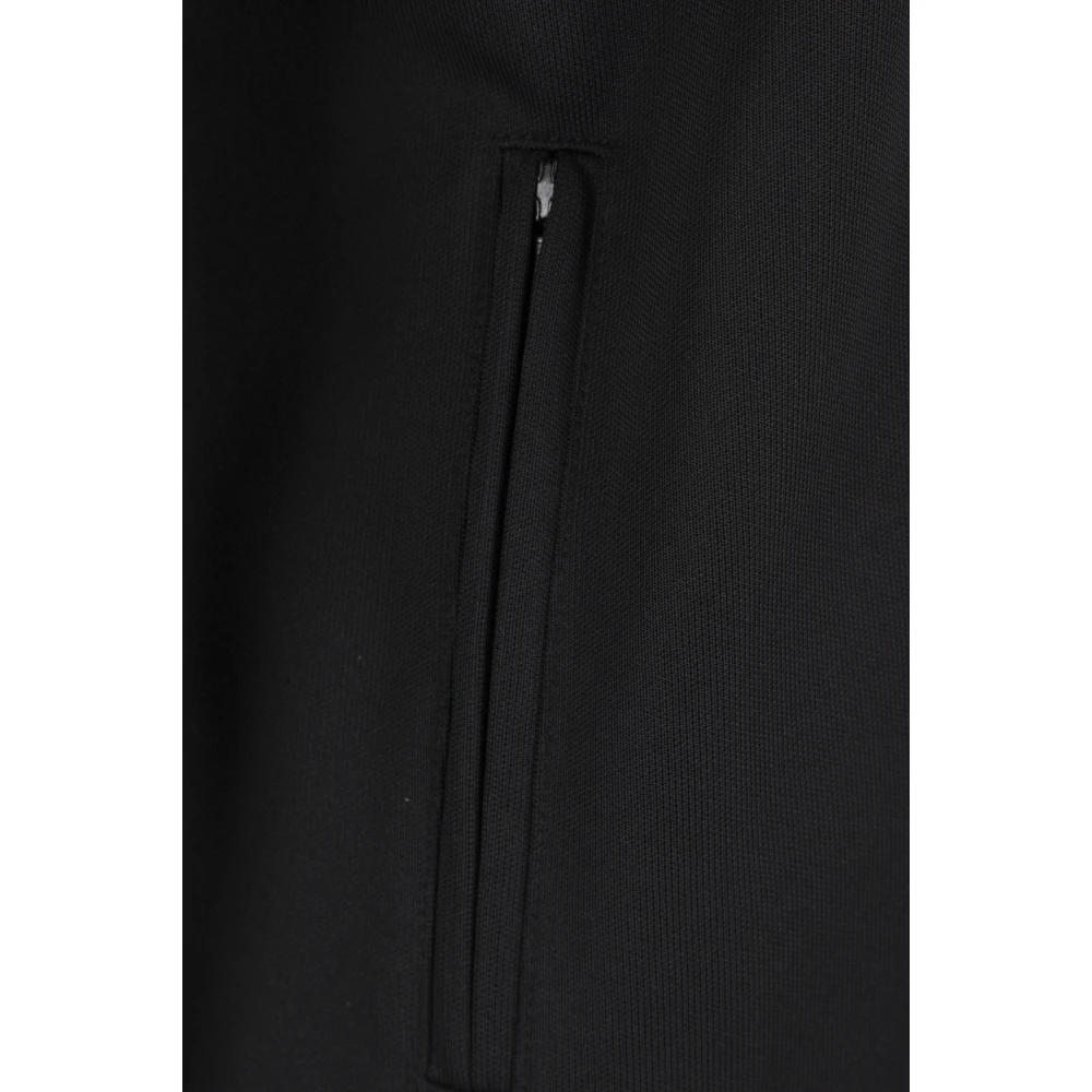 Courrèges Zwarte trui met logoborduursel Black Dames