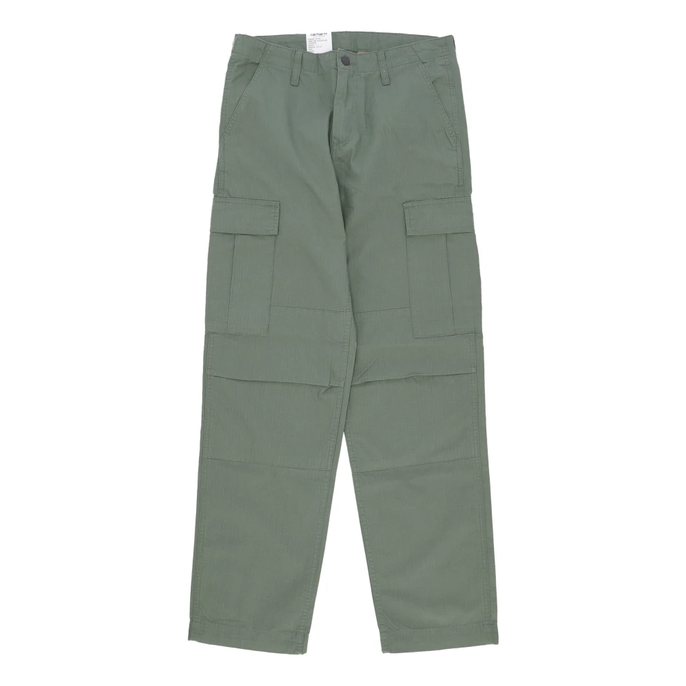 Carhartt Wip Cargo Pant Park Rinsed Green, Herr