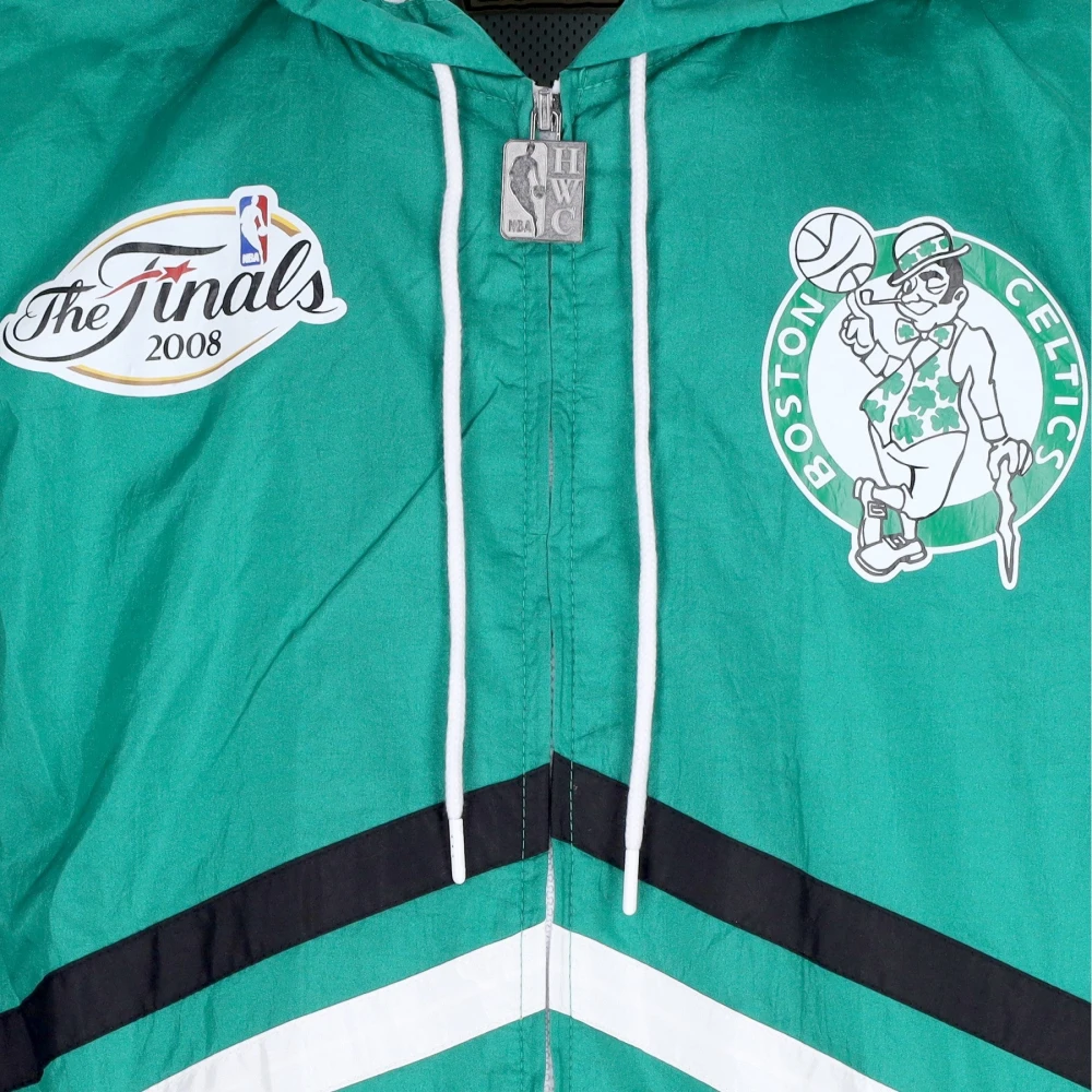 Mitchell & Ness Boston Celtics Windbreaker NBA Full Zip Green Heren