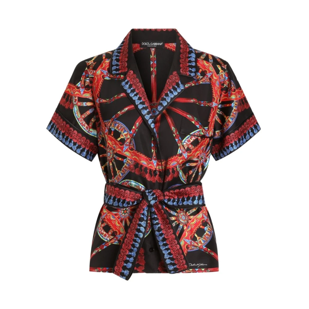 Dolce & Gabbana Vrouw Multicolor Overhemden Dames, Veelkleurig, M, Shirts