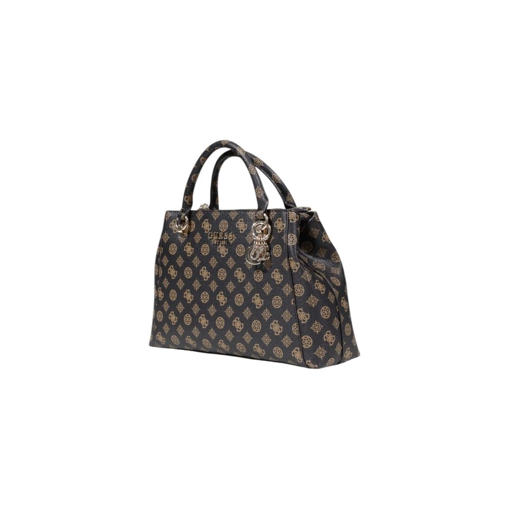 Guess Bruine Polyethyleen Handtas Herfst Winter Collectie Brown Dames