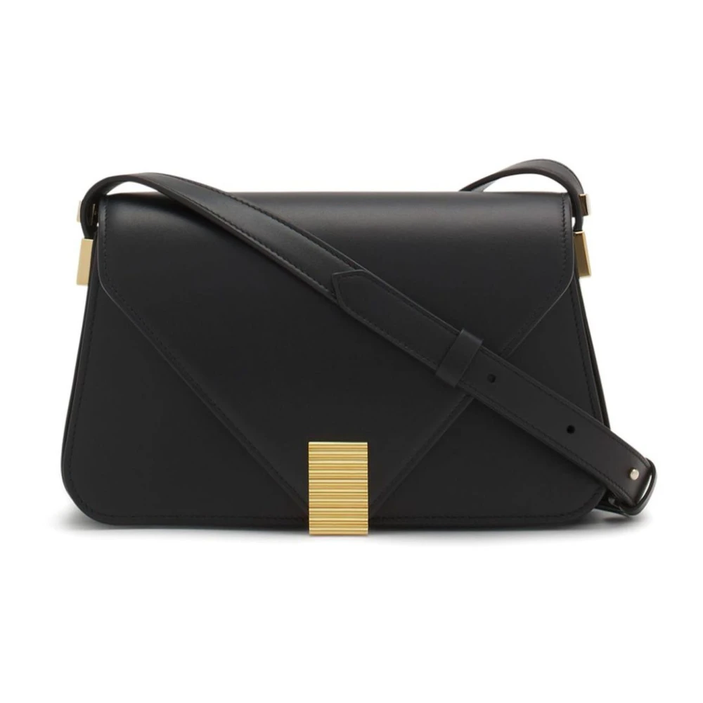 Lanvin Concerto Crossbody Tas in Zwart Leer Black Dames