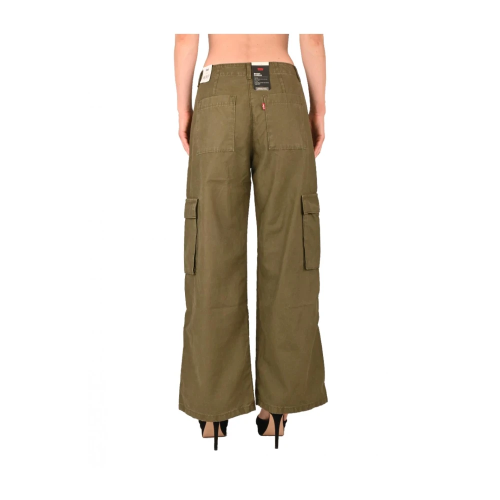 Levi's Katoenen broek Green Dames