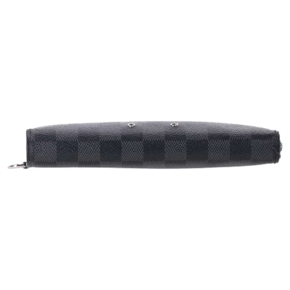 Louis Vuitton Vintage Pre-owned Coated canvas wallets Black Dames
