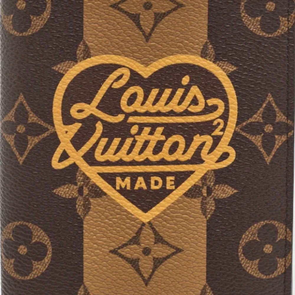 Louis Vuitton Vintage Pre-owned Canvas wallets Brown Heren