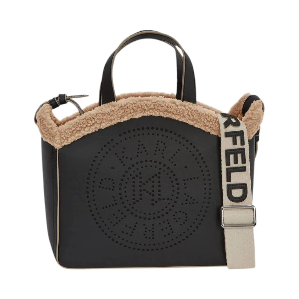 Karl Lagerfeld Hand- en schoudertas Black Dames