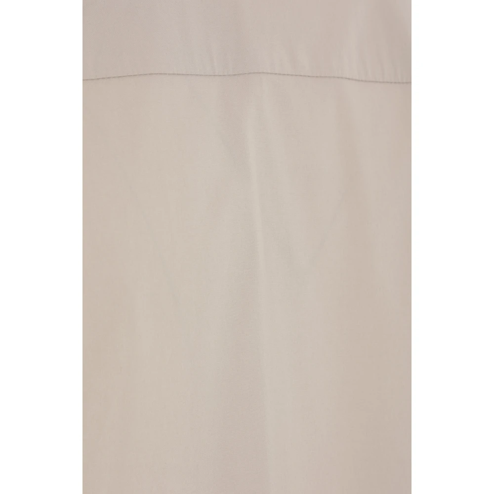 BRUNELLO CUCINELLI Beige Katoenen Stretch Mouwloze Blouse Pink Dames