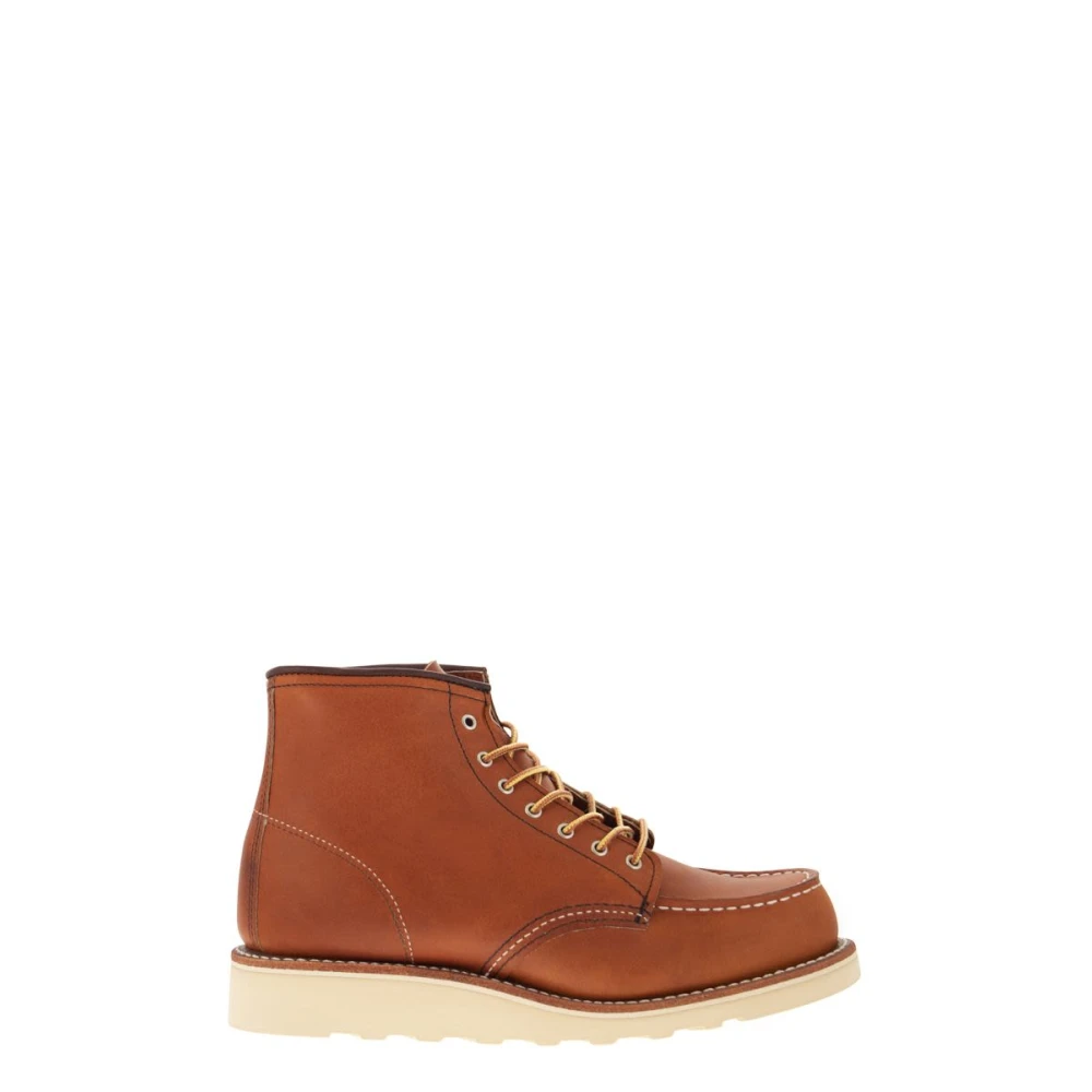 Red Wing Shoes Herr Brun Skor 40 Eu, Läder, 6-Inch Classic Moc