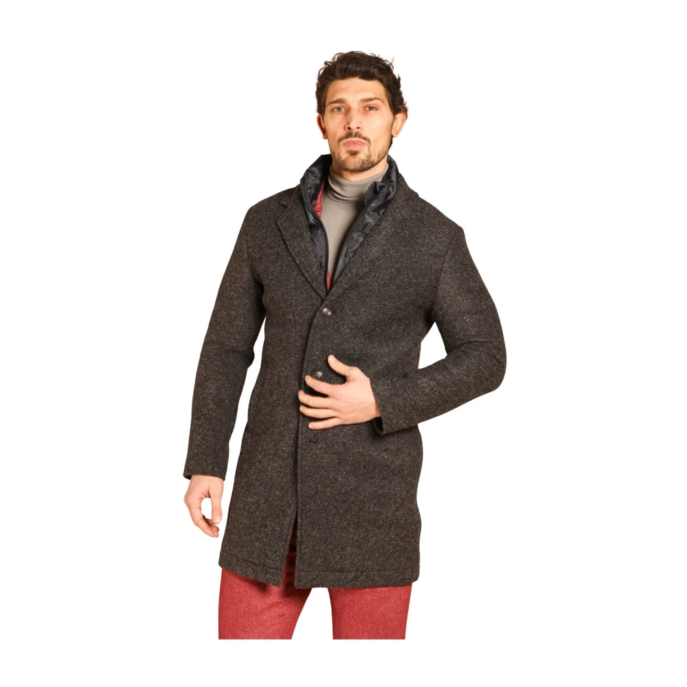 Mason's Donkerbruine Herringbone Herenjas Brown Heren