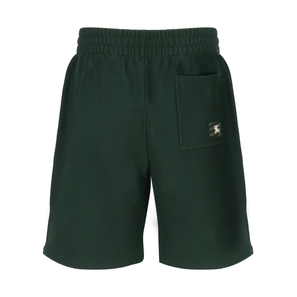 Burberry Katoenen Shorts Green Heren
