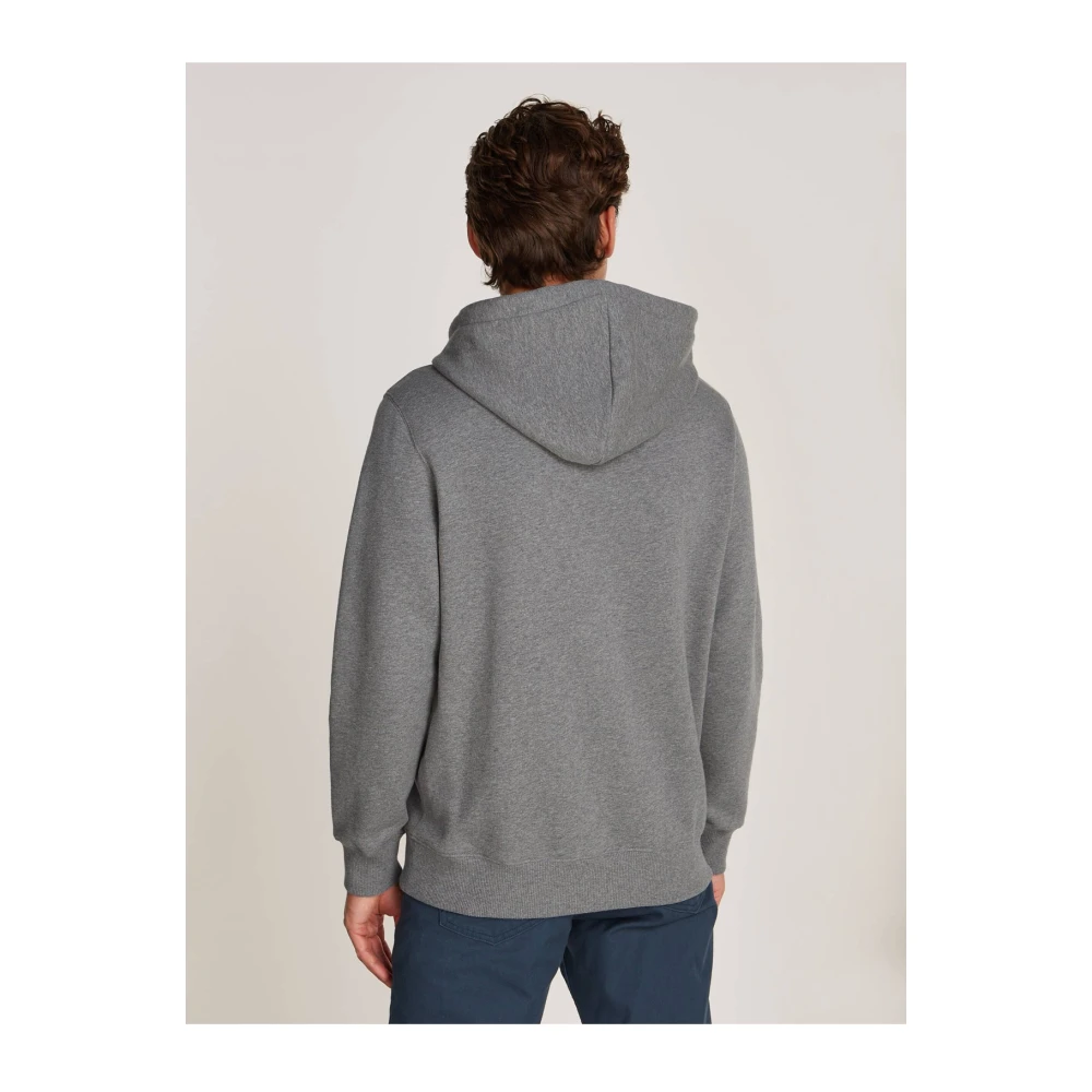 Calvin Klein Katoenen hoodie met logo Gray Heren