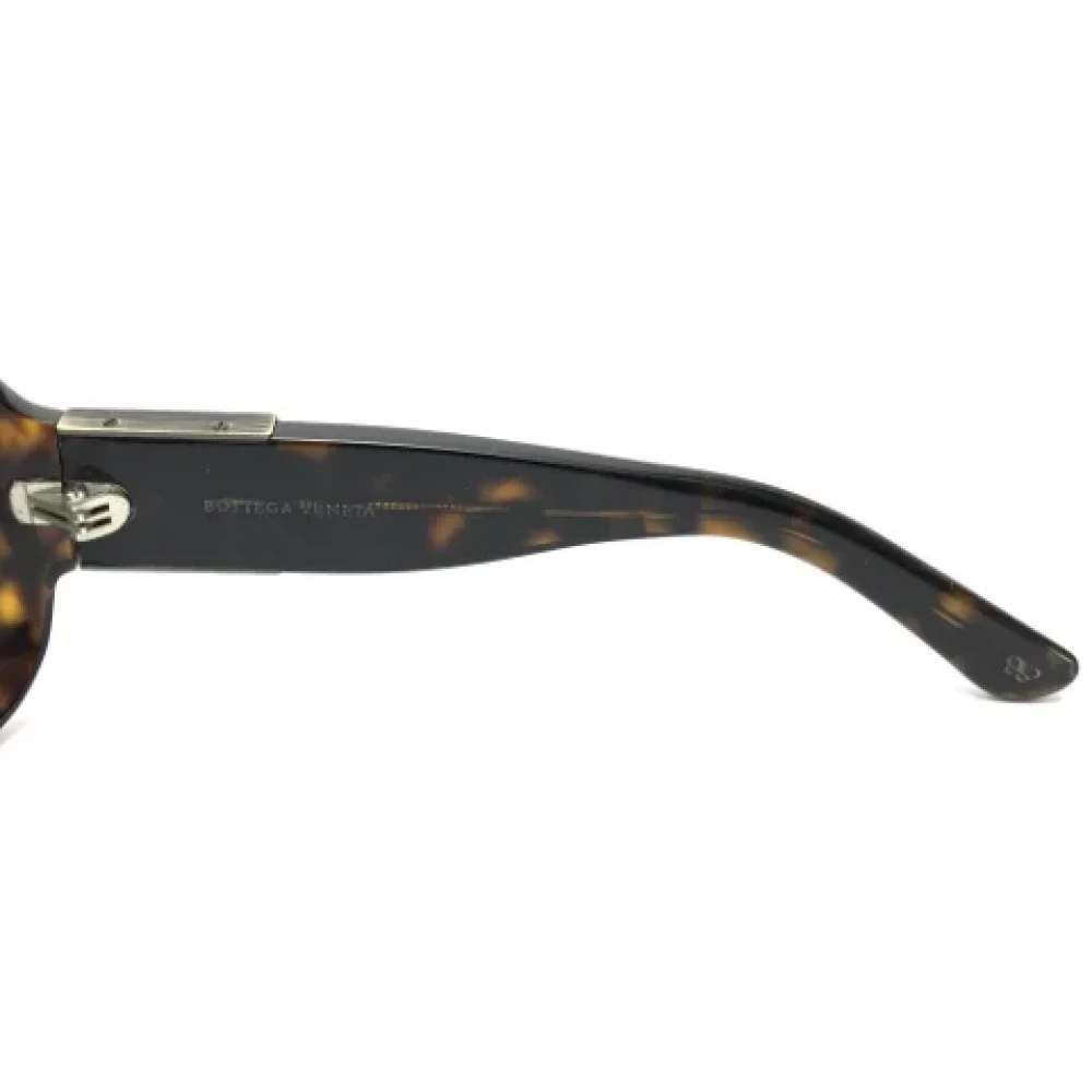 Bottega Veneta Vintage Pre-owned Fabric sunglasses Brown Dames