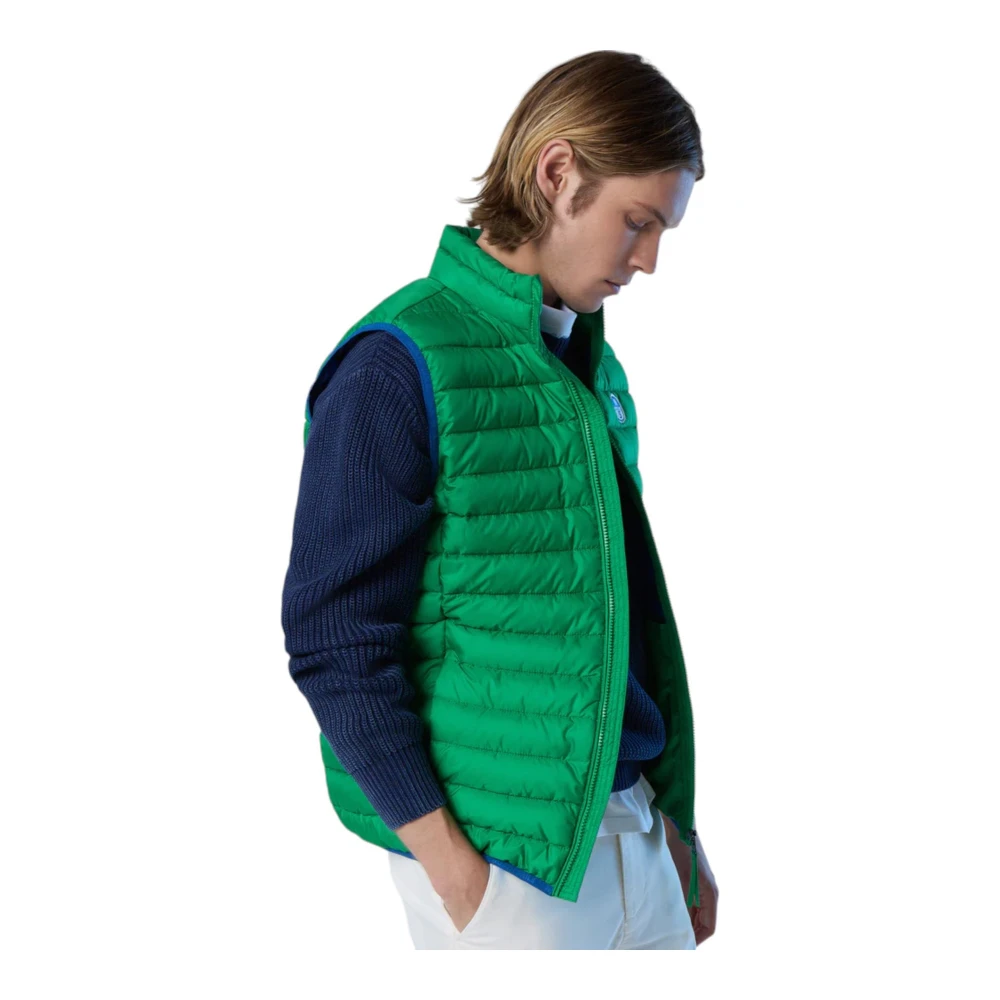 North Sails Stijlvolle Mouwloze Jas voor Mannen Green Heren