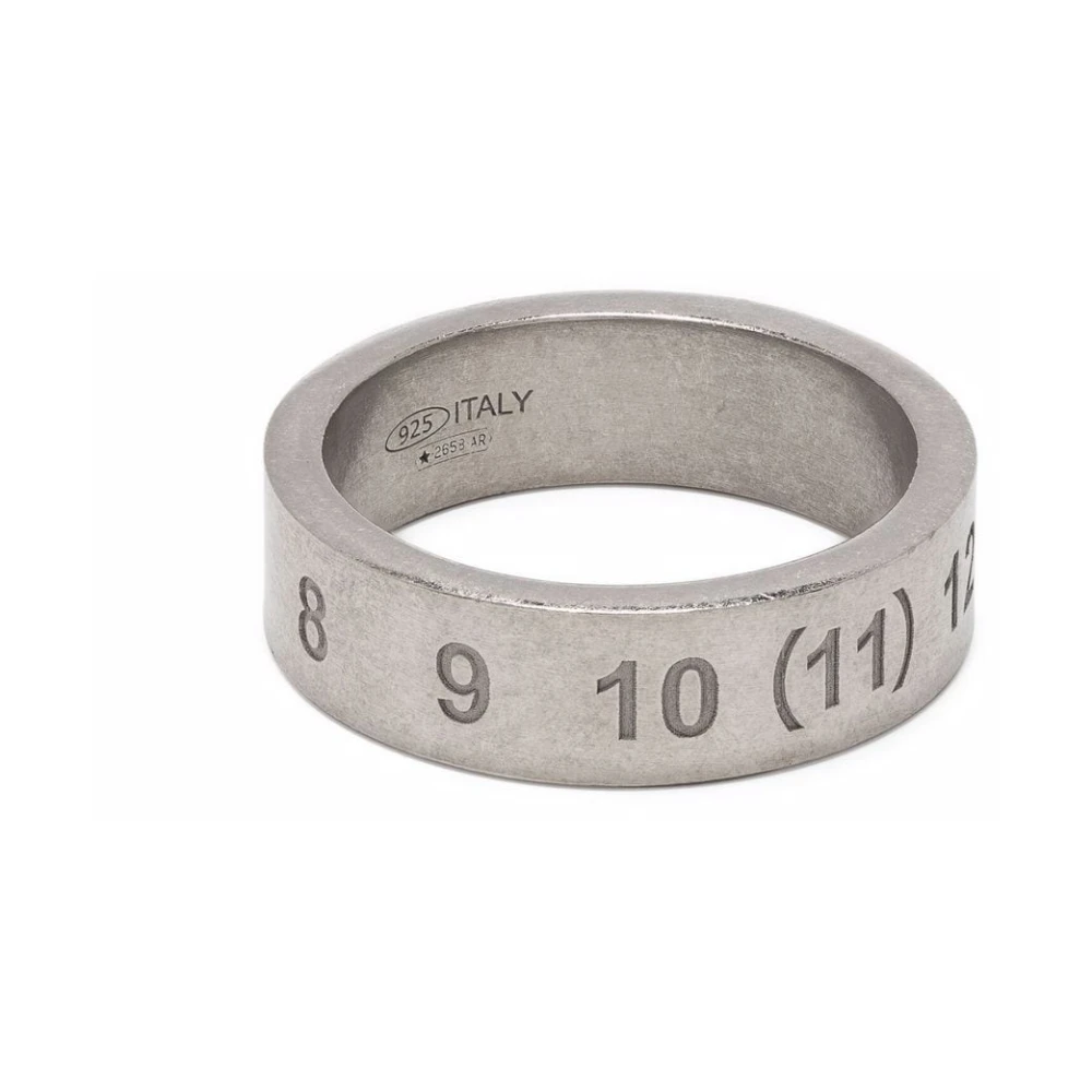 Sølv Numerisk Design Ring