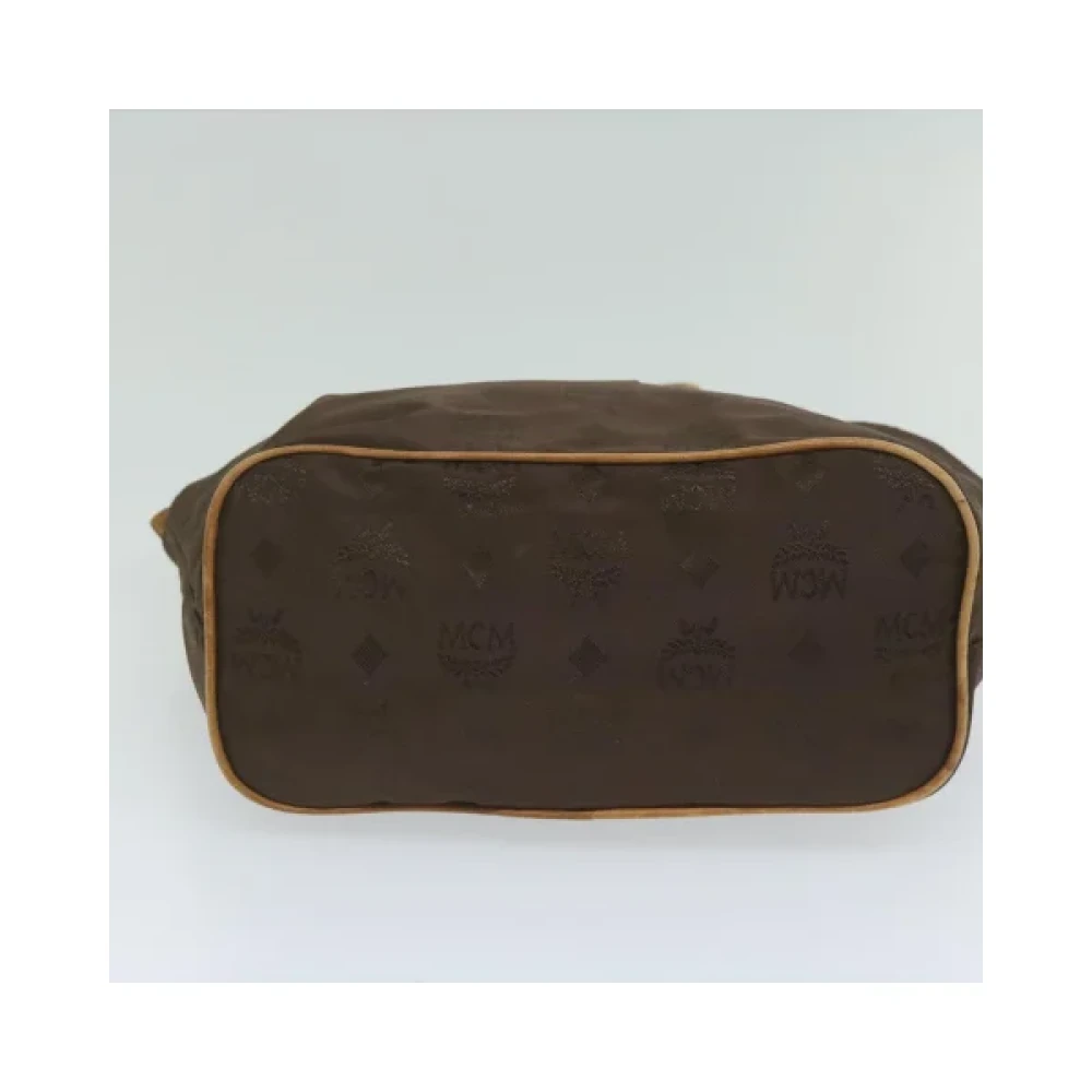 MCM Pre-owned Fabric handbags Brown Dames