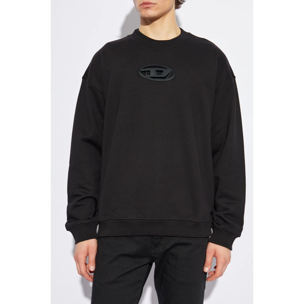 Diesel Sweatshirt S-Boxt-Od Black Heren