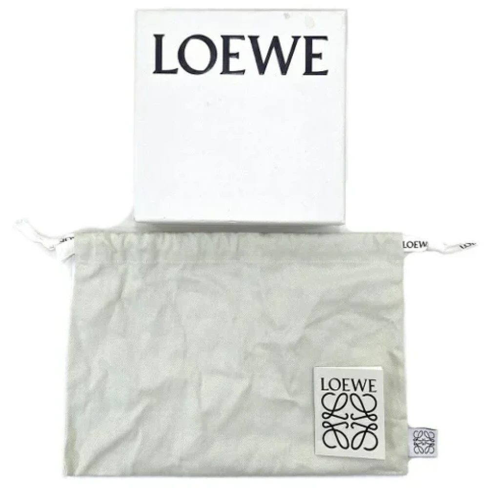 Loewe Pre-owned Leather home-office Blue Dames