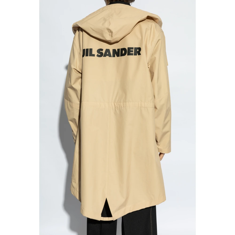 Jil Sander Capuchonjas Beige Heren