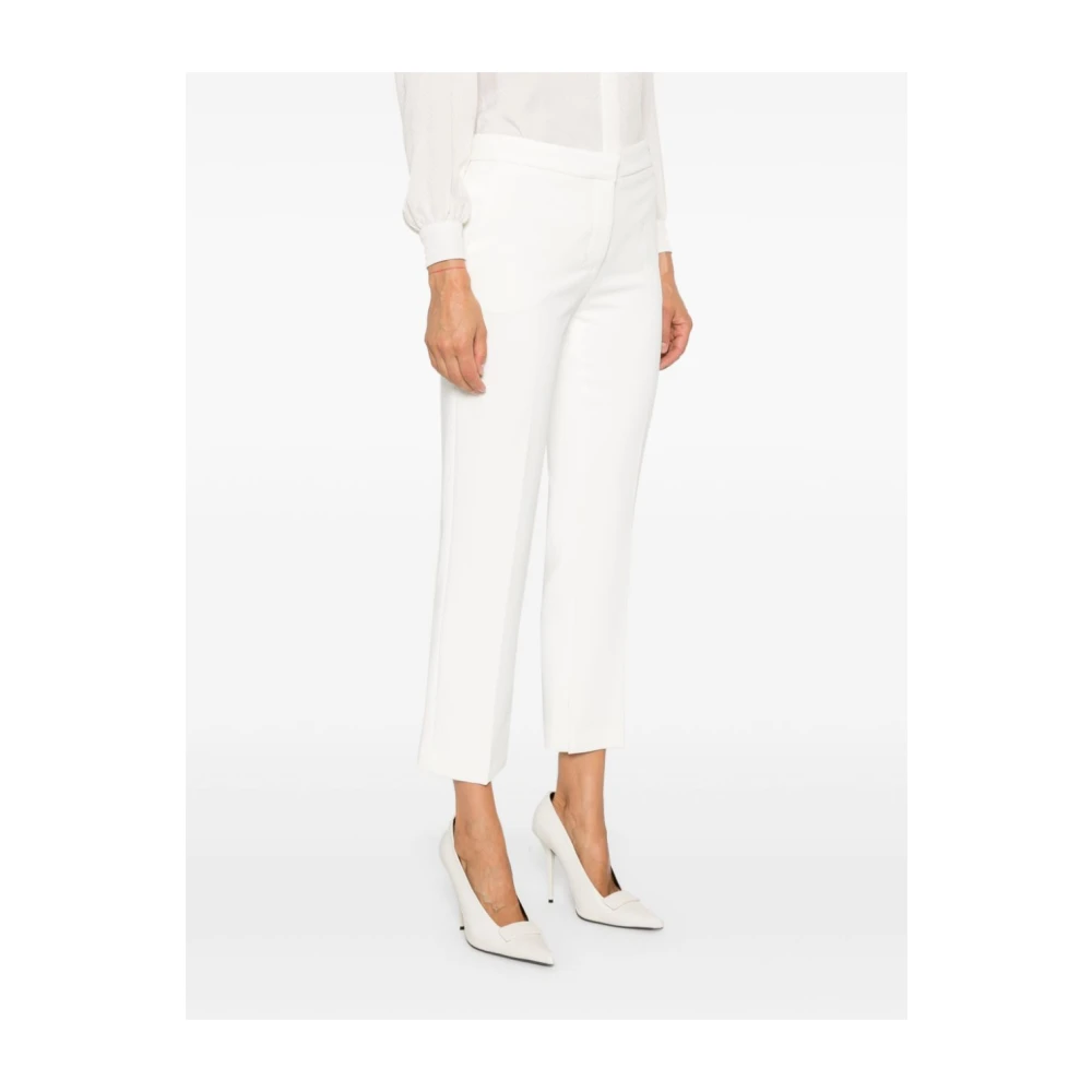 Elisabetta Franchi Witte Broek voor Vrouwen Aw24 White Dames