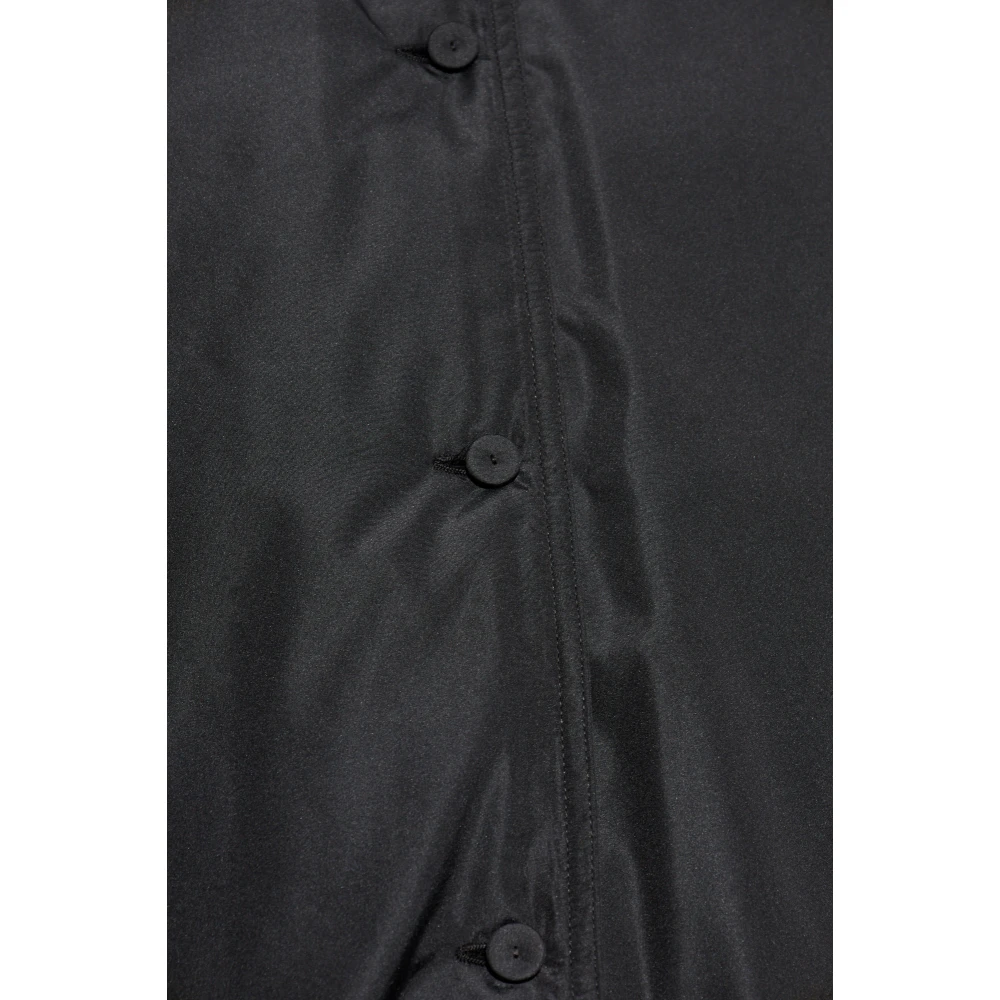 Jil Sander Wijdvallende pufferjas Black Dames
