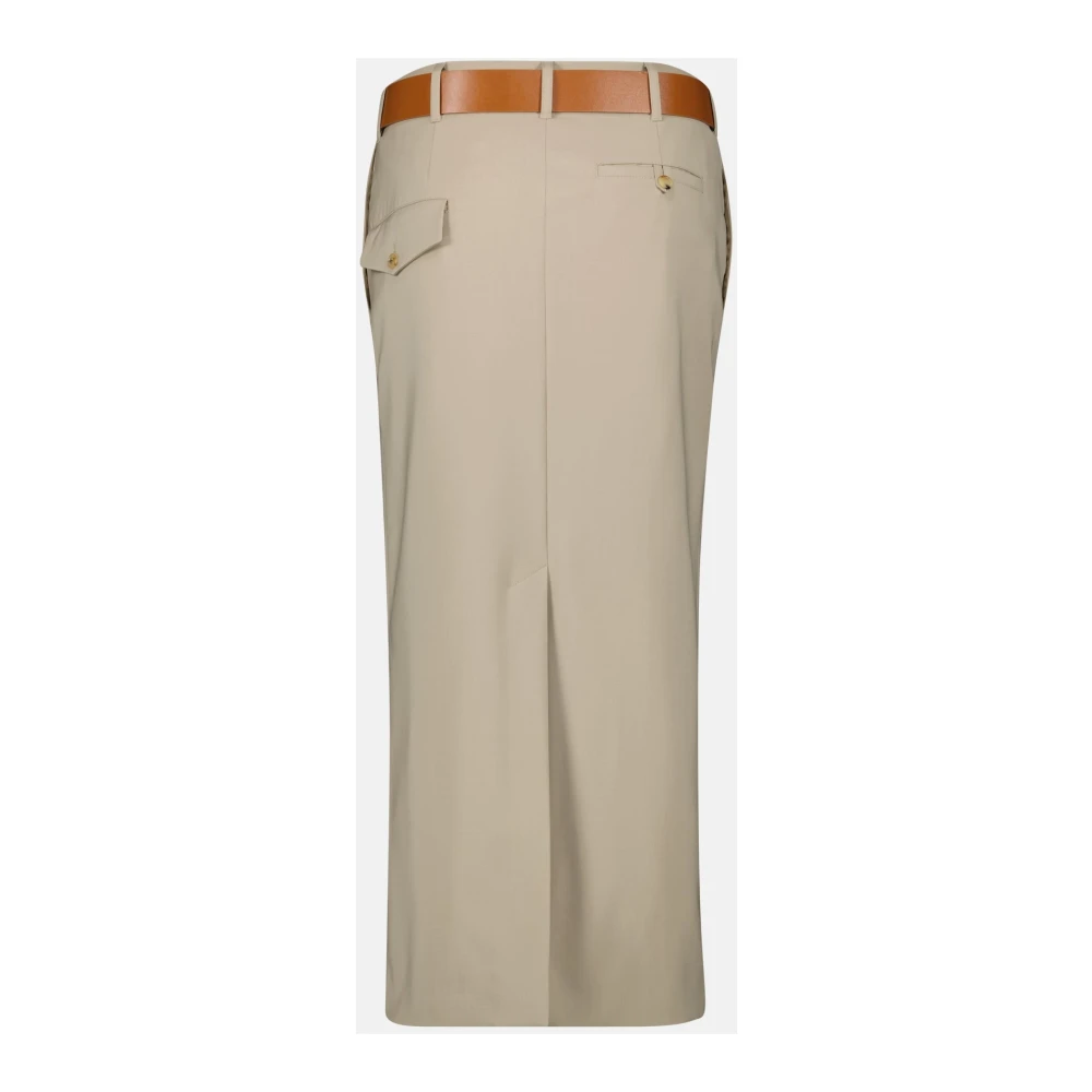 Moschino Beige Pencil Rok Lente-Zomer 2025 Beige Dames