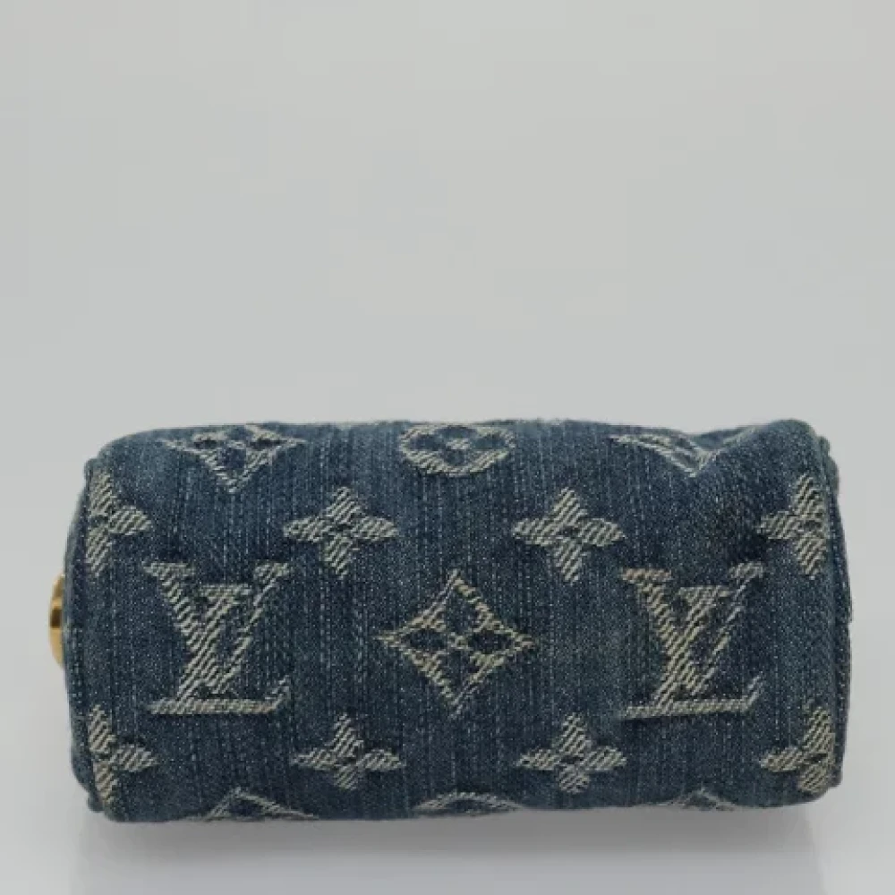 Louis Vuitton Vintage Pre-owned Denim louis-vuitton-bags Blue Dames