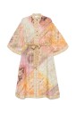 robe-multicolore-avec-manches-amples