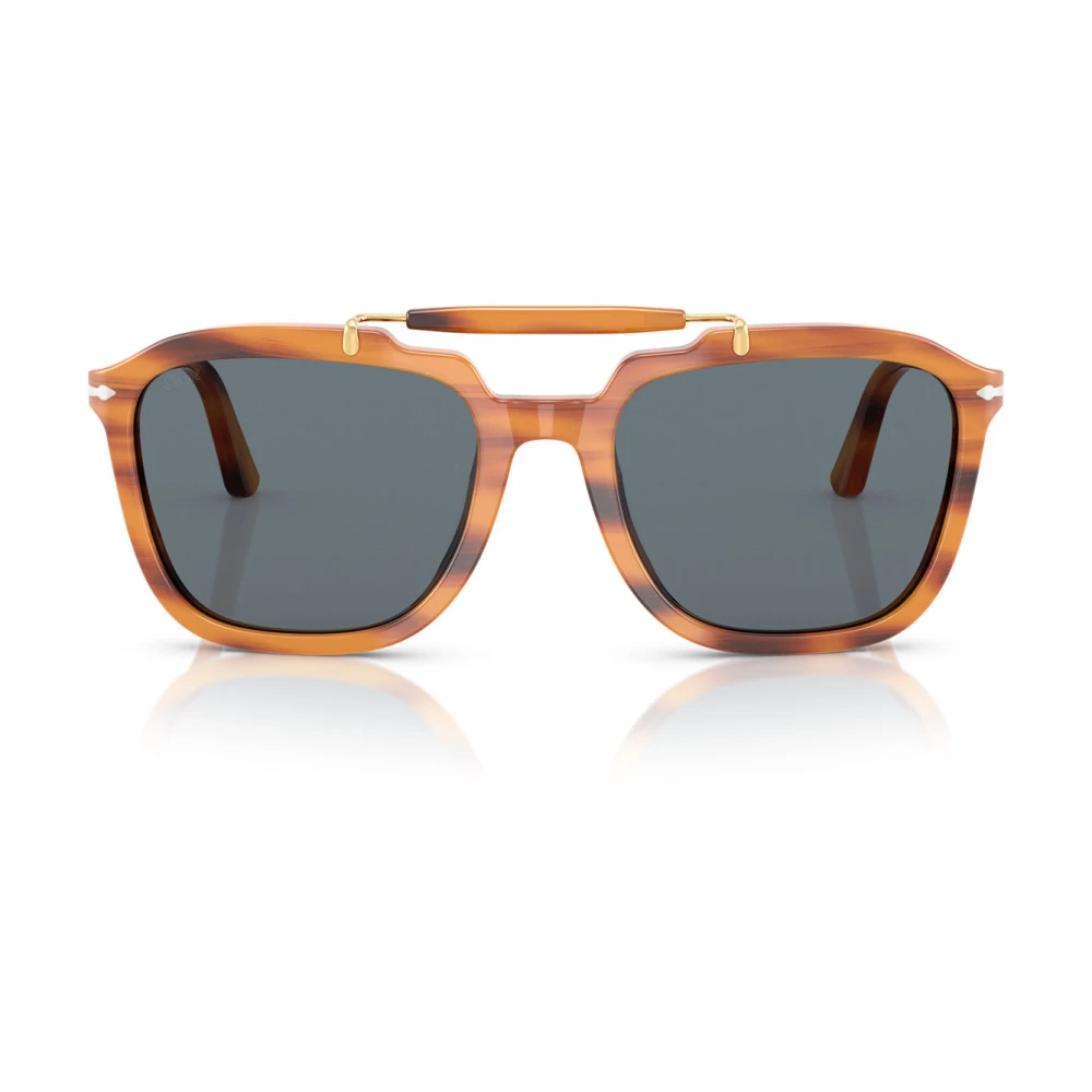 Persol Unisex Brown Sunglasses, 55 Mm, Po0203s 960/R5 Senna Sunglasses
