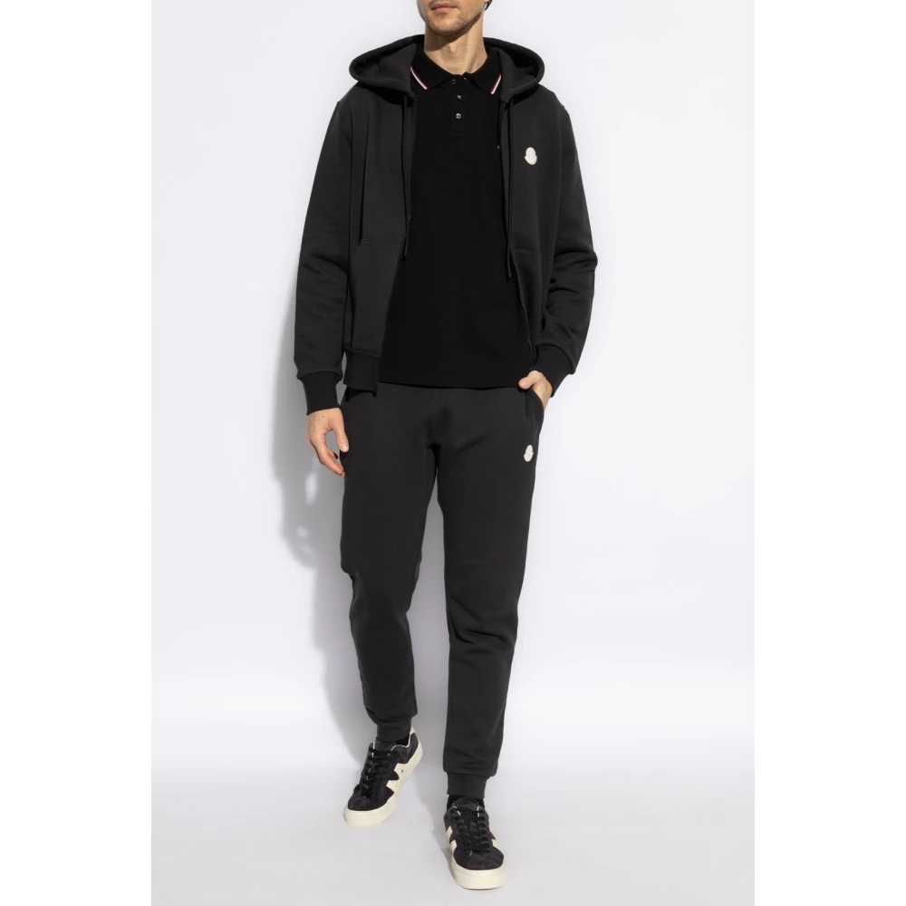 Moncler Katoenen hoodie Gray Heren