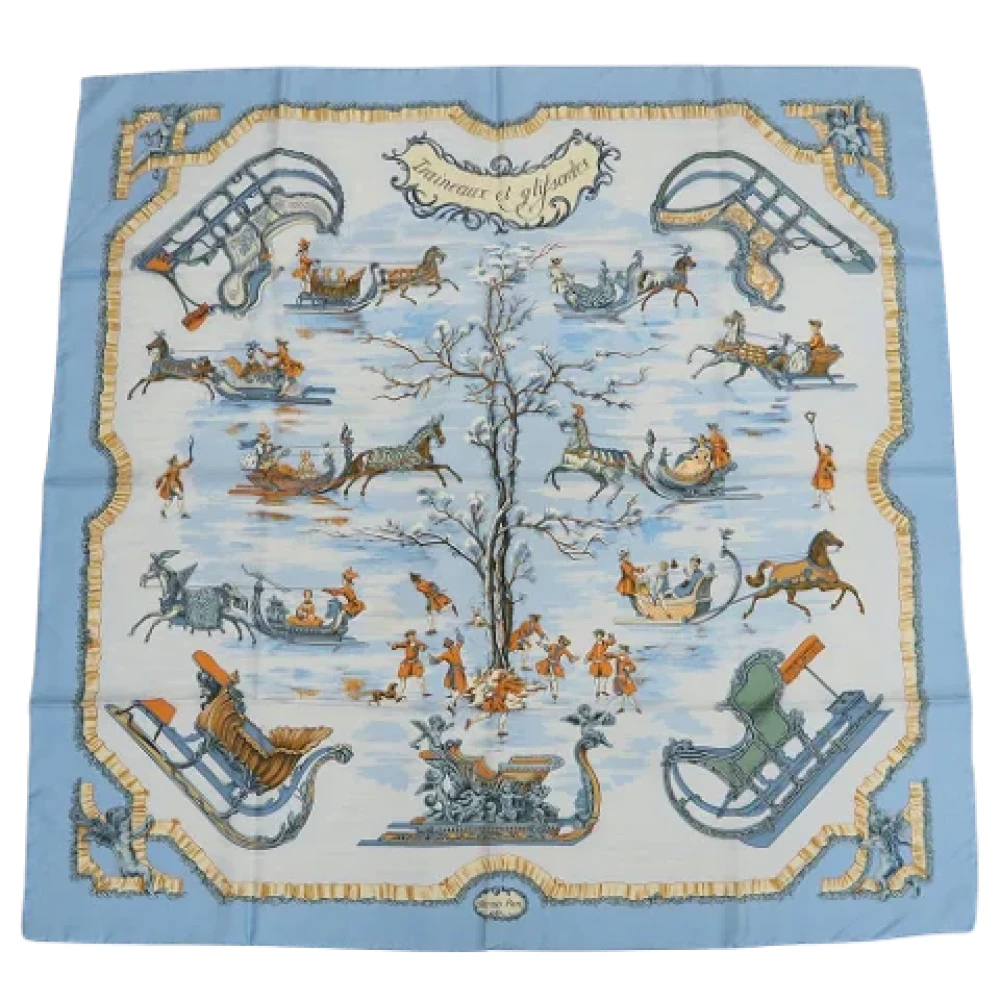 Pre-owned > Pre-owned Accessories > Pre-owned Scarves - - Hermès Vintage - Modalova