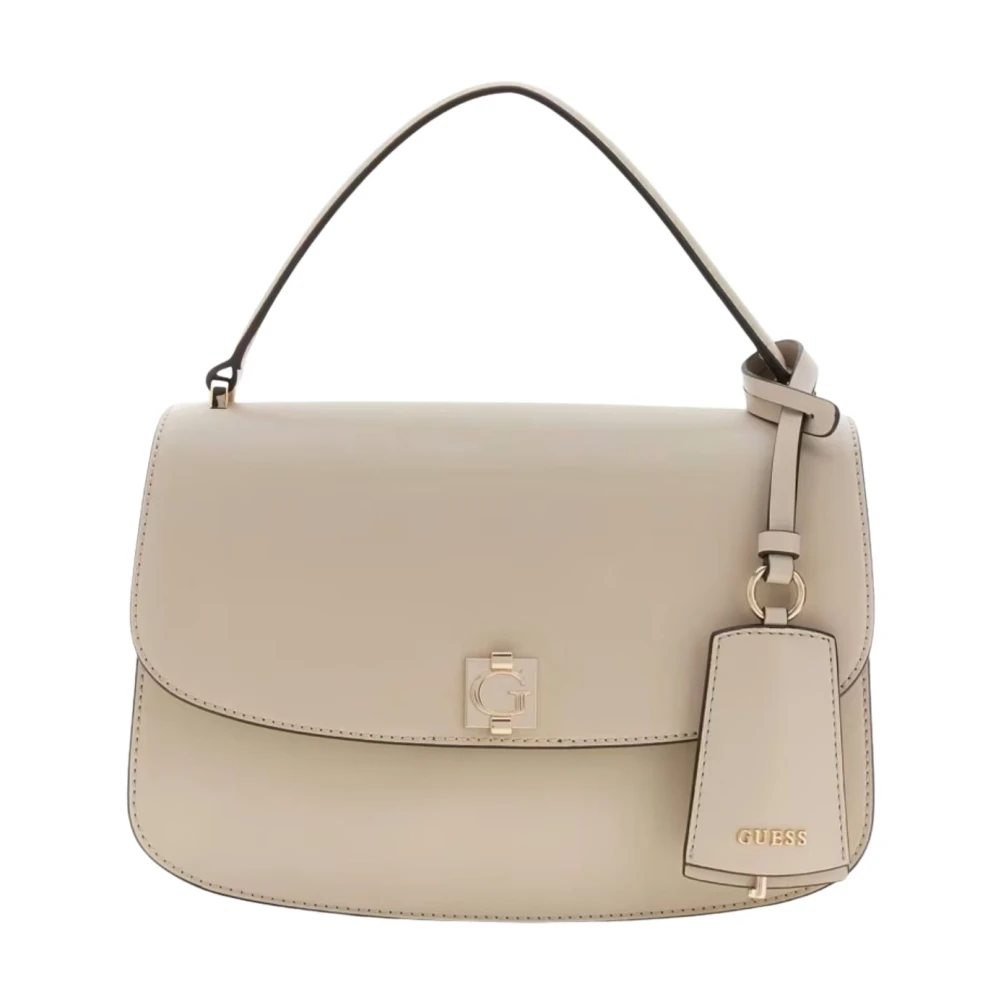 Guess Vrouw Beige Tassen Dames, One Size, Shoulder Bags