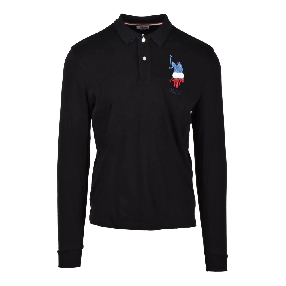 U.s. Polo Assn. Katoenen Polo Shirt Black Heren