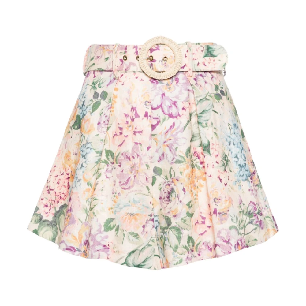 Zimmermann Multicolor Shorts voor Vrouwen Aw24 Multicolor Dames