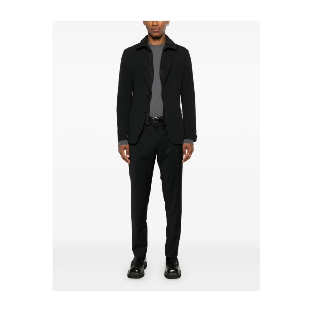 Hugo Boss Wollen Broek voor Mannen Black Heren