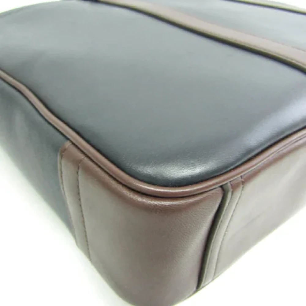 Coach Pre-owned Leather handbags Black Dames